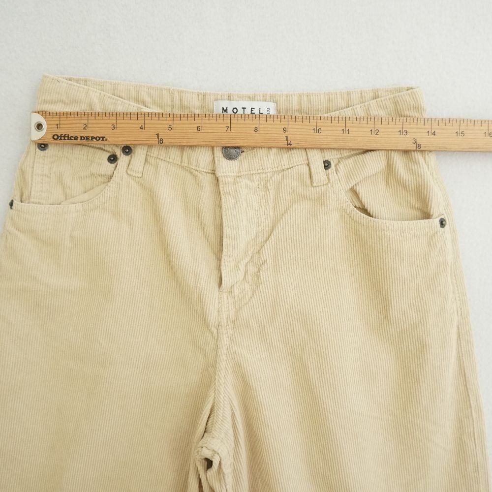 Motel Rocks Cream Wide Leg Pants - Picture 5 of 9